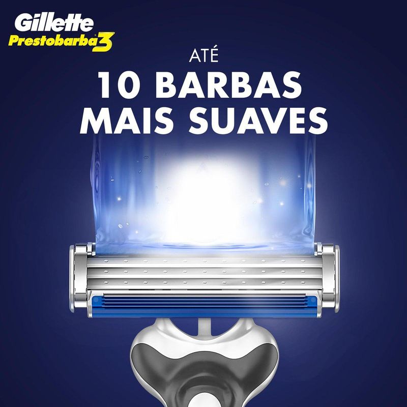 aparelho de barbear prestobarba gillette 4 unidades