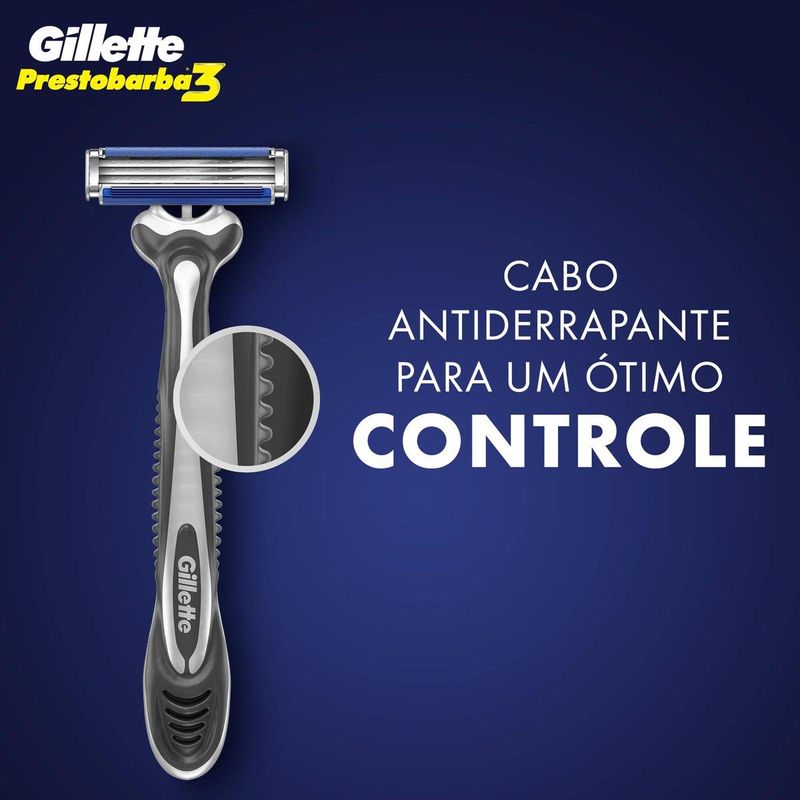 aparelho de barbear prestobarba gillette 4 unidades