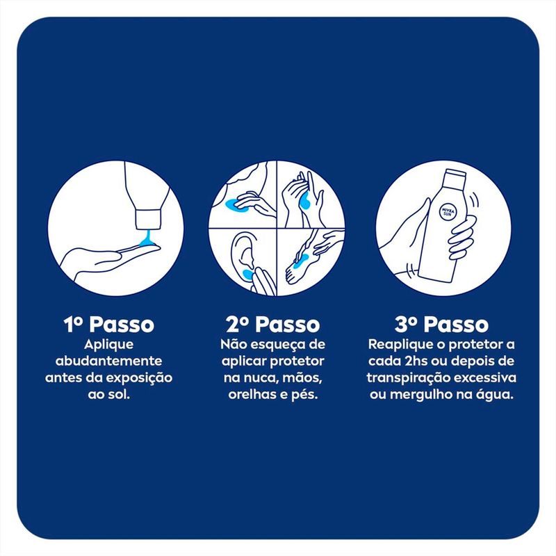 protetor solar nivea fps 50 200ml