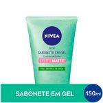 sabonete facial em gel nivea controle de brilho pele mista a oleosa 145g