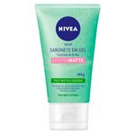 sabonete facial em gel nivea controle de brilho pele mista a oleosa 145g