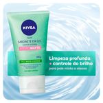 sabonete facial em gel nivea controle de brilho pele mista a oleosa 145g