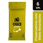 preservativo lubrificado olla prolong 6 unidades