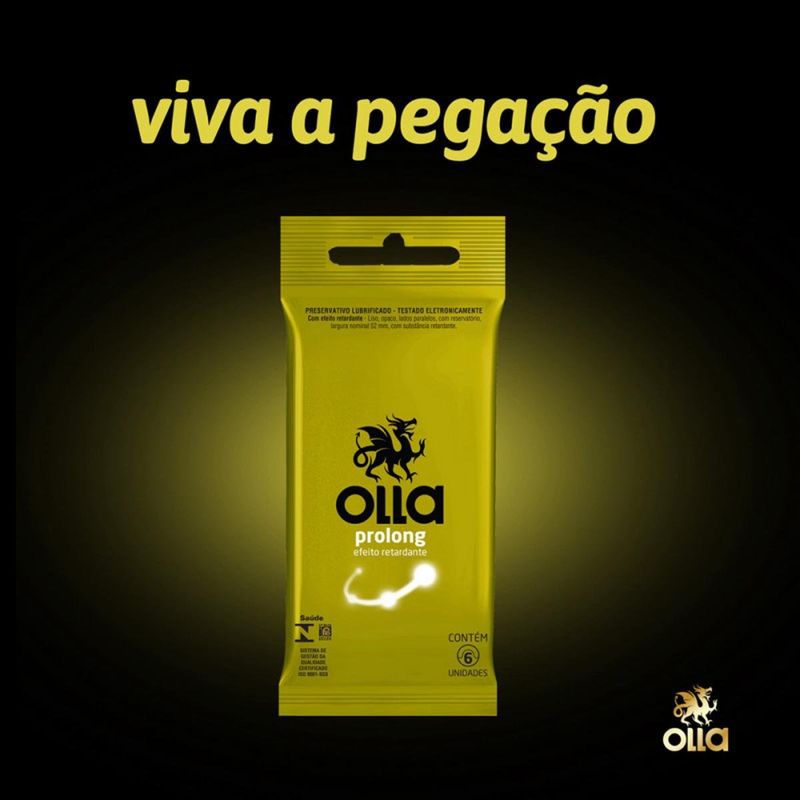preservativo lubrificado olla prolong 6 unidades