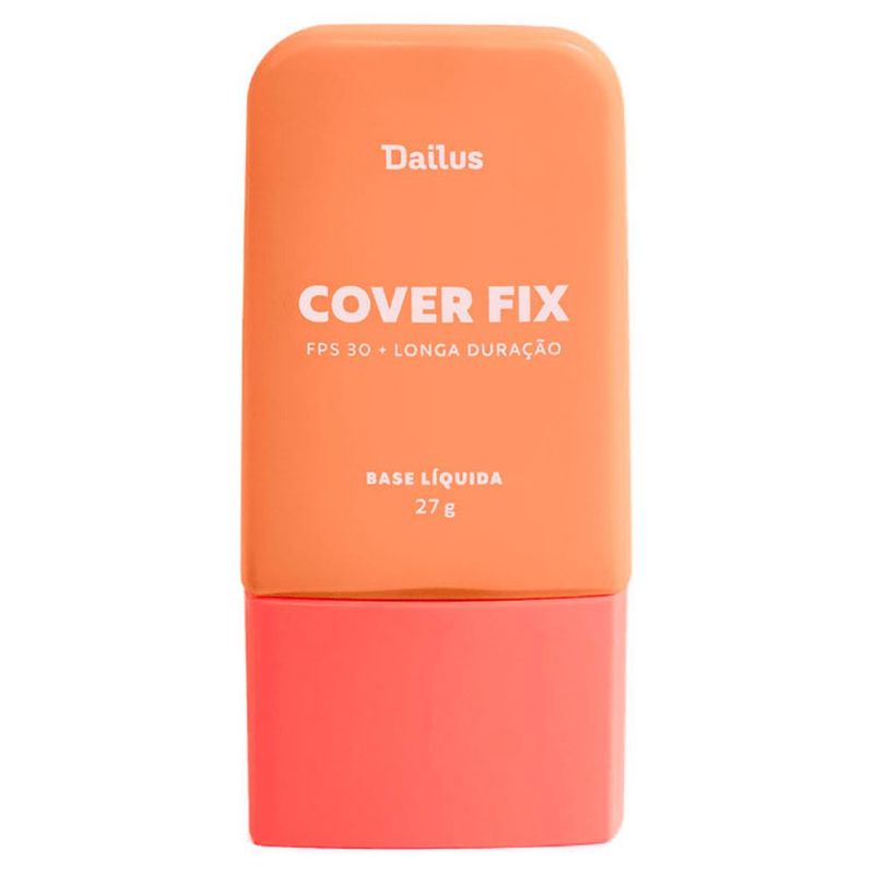 base líquida dailus cover fix d7 médio