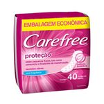 absorvente protetor diário carefree neutralize frescor sem perfume 40 unidades