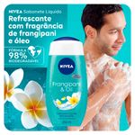 sabonete líquido nivea frangipani & oil 250ml