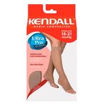 meia curta de média compressão sem ponteira mel grande 3/4 kendall