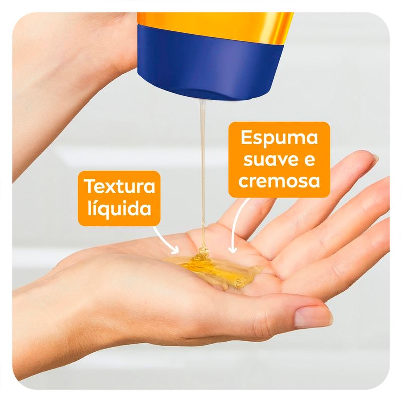 sabonete líquido nivea natural oil com óleo 200ml