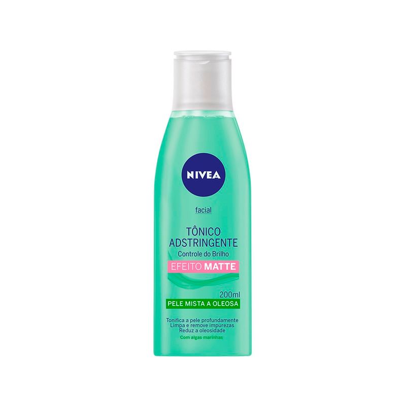 tônico nivea adstringente controle do brilho 200ml