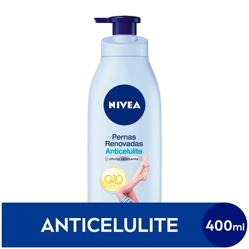 loção hidratante para corpo nivea body pernas renovadas anticelulite q10 plus 400ml