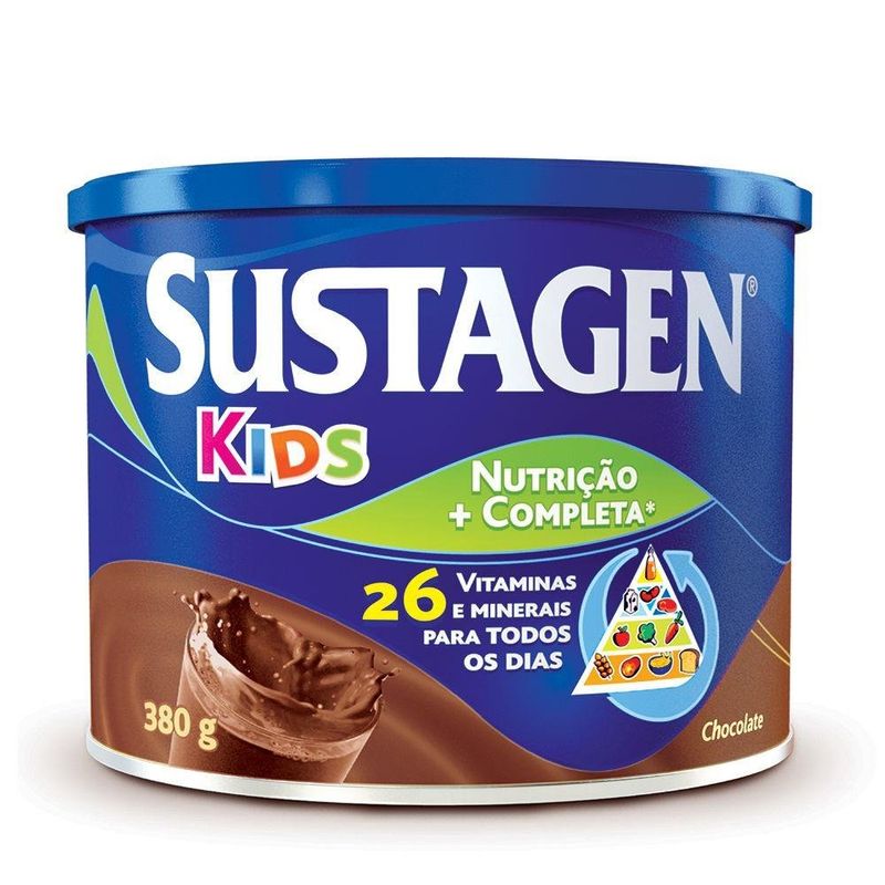 complemento alimentar infantil sustagen kids chocolate 380g