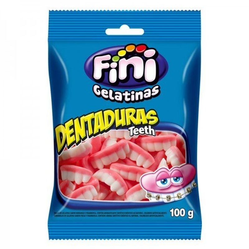 bala de gelatina fini dentadura 100g