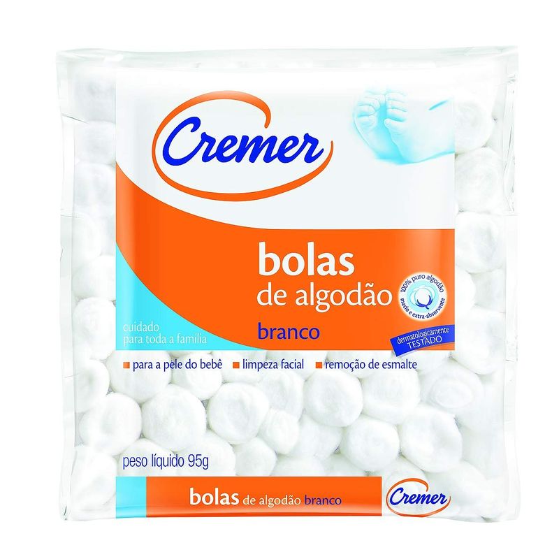 algodão cremer bolas 95g