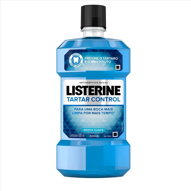 antisséptico bucal listerine tártaro control 500ml