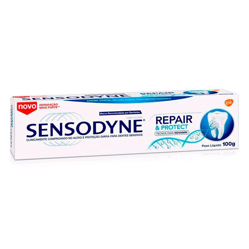 creme dental sensodyne repair & pro whitening 100g