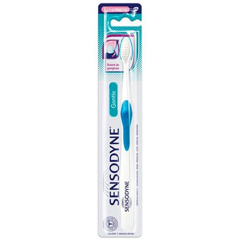escova dental sensodyne gentle extra macia 1 unidade