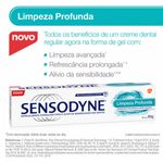 creme dental sensodyne limpeza profunda 90g