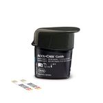 teste de glicemia guide accu-chek com 25 unidades