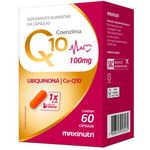coenzima q10 100mg com 60 cápsulas maxinutri