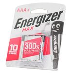 pilha energizer alcalina aaa4 cartela com 4 unidades