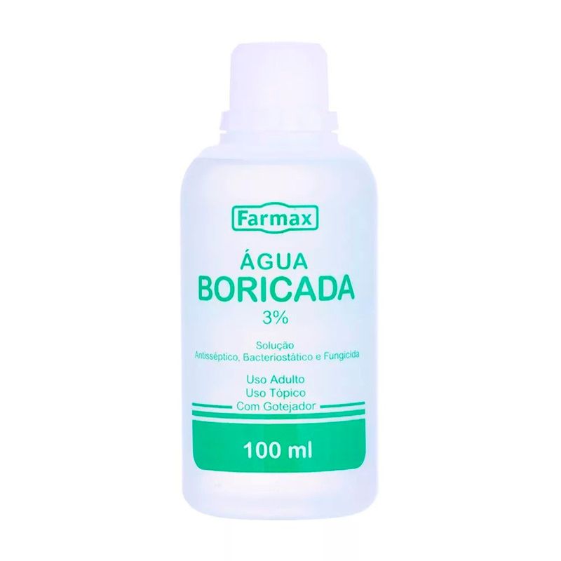 água boricada farmax 3% 100ml