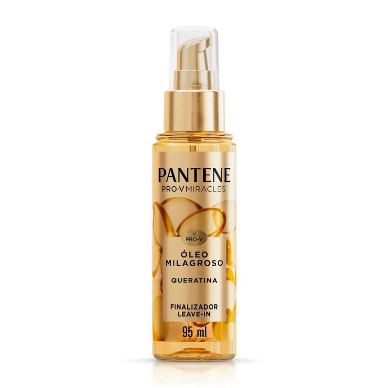 óleo milagroso pantene miracles queratina 95ml