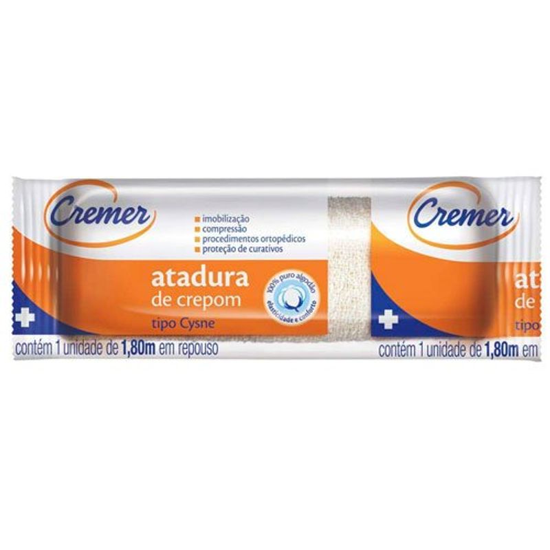atadurra crepom cysne cremer 8cm x 1,80m