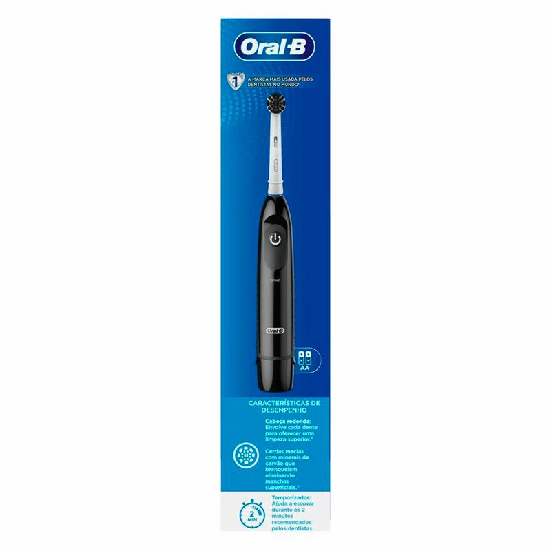 escova elétrica oral-b power battery carvão 1 unidade