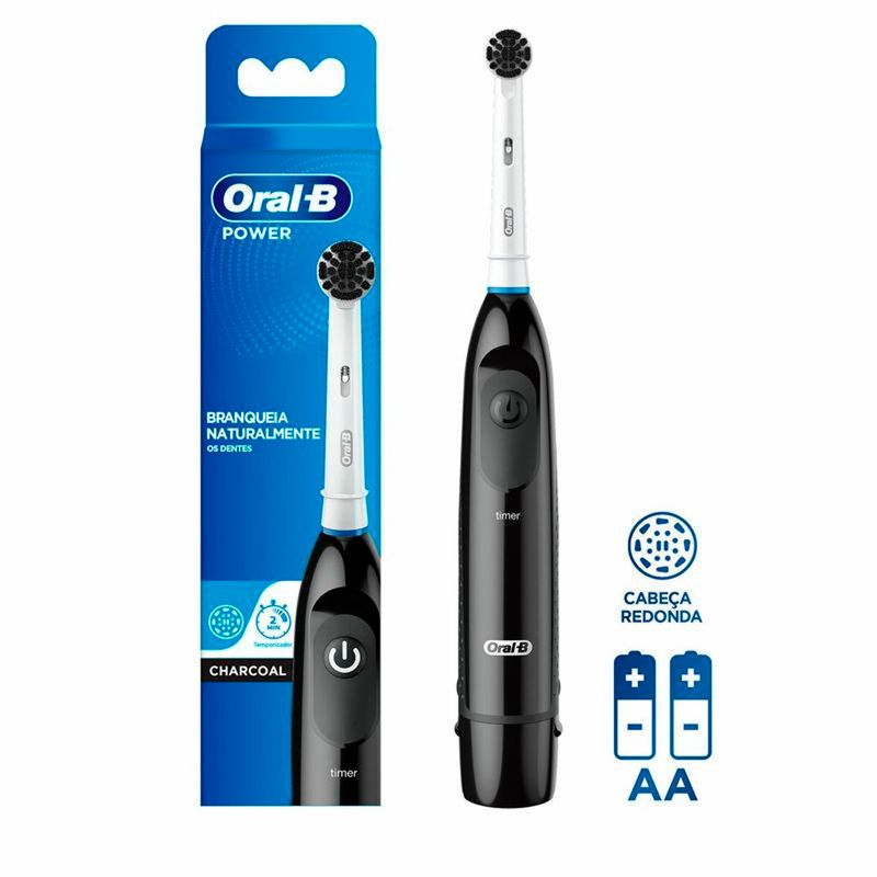 escova elétrica oral-b power battery carvão 1 unidade