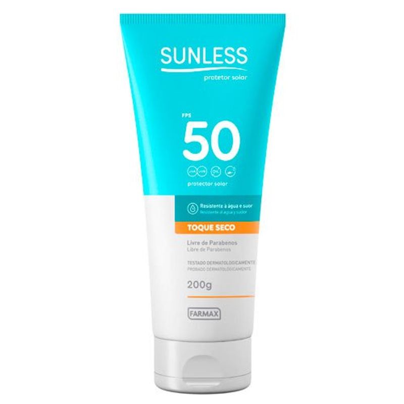 protetor solar corporal sunless fps50 200g