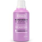 removedor de esmalte farmax sem acetona cheirinho de uva 100ml