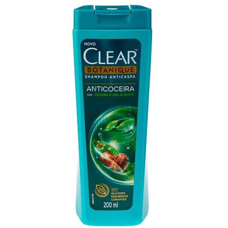 shampoo clear anticoceira 200ml
