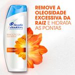 shampoo head & shoulders remoção da oleosidade 400ml