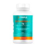 c-triple vitamina c 1g + zinco 10mg + vitamina d 400ui 100 cápsulas