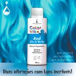 máscara pigmentante gota do mato color vibe azul céu de verão 100ml