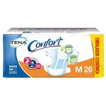fralda tena confort tamanho m 26 unidades