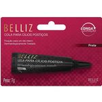 cola para cílios postiços belliz 7g preta