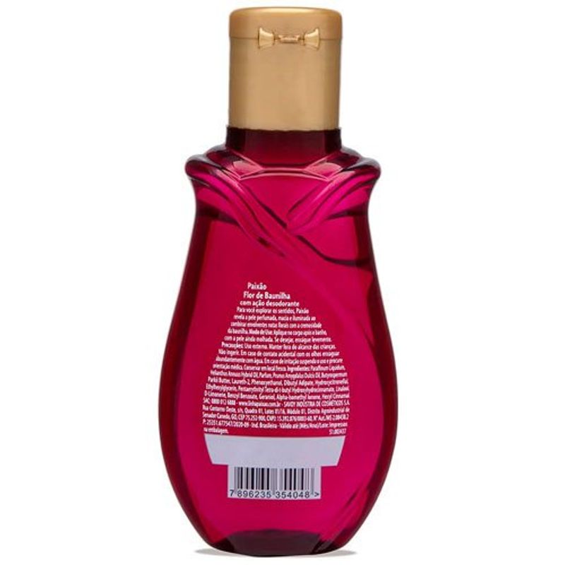 óleo corporal paixão flor de baunilha 100ml