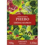 sabonete barra phebo 100g gerânio bourbon