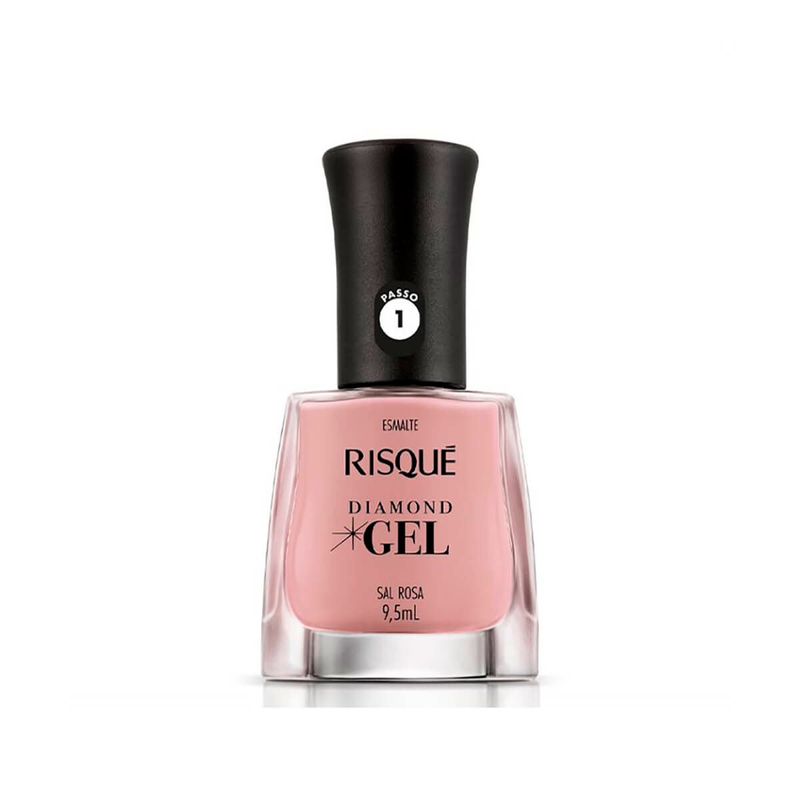 esmalte risque diamond gel sal rosa 9,5ml