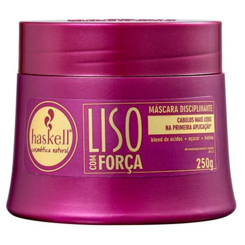 máscara de hidratação capilar haskell liso força 300ml