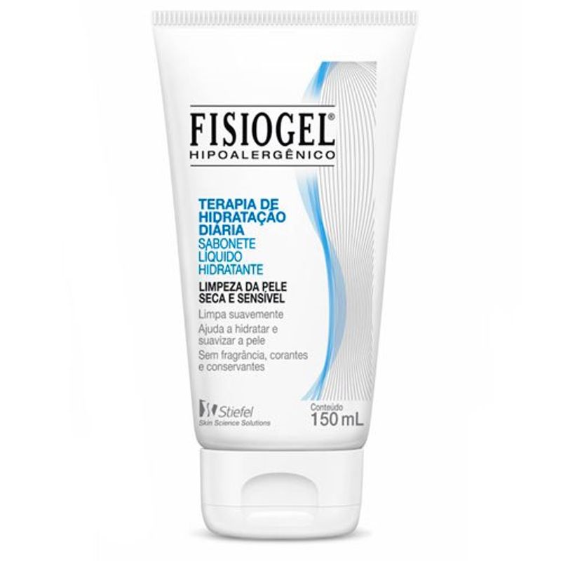 sabonete líquido fisiogel pele seca sensível 150ml