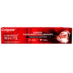 creme dental colgate luminous white carvão ativado 140g