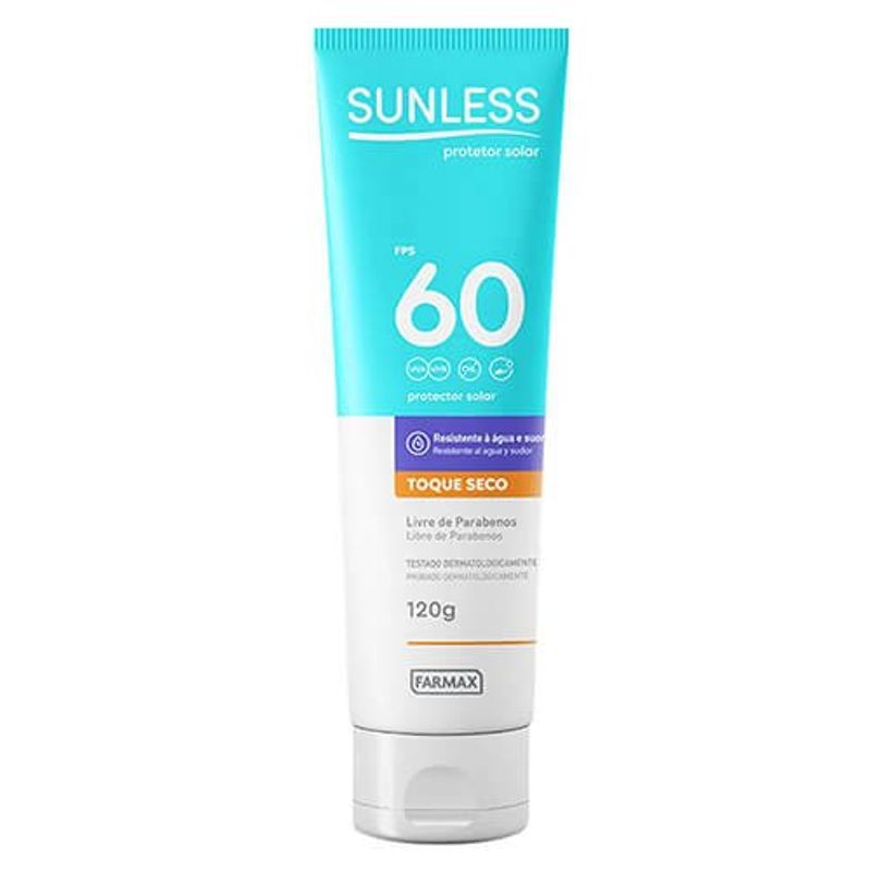 protetor solar corporal fps60 sunless 120g