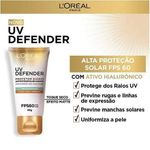 protetor solar facial 40g defender f60 média