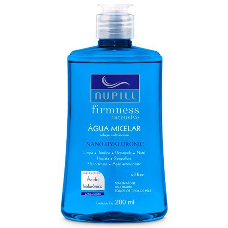água micelar nupill nano hyaluronic 200ml