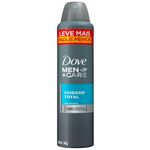 desodorante antitranspirante aerosol dove cuidado total 250ml