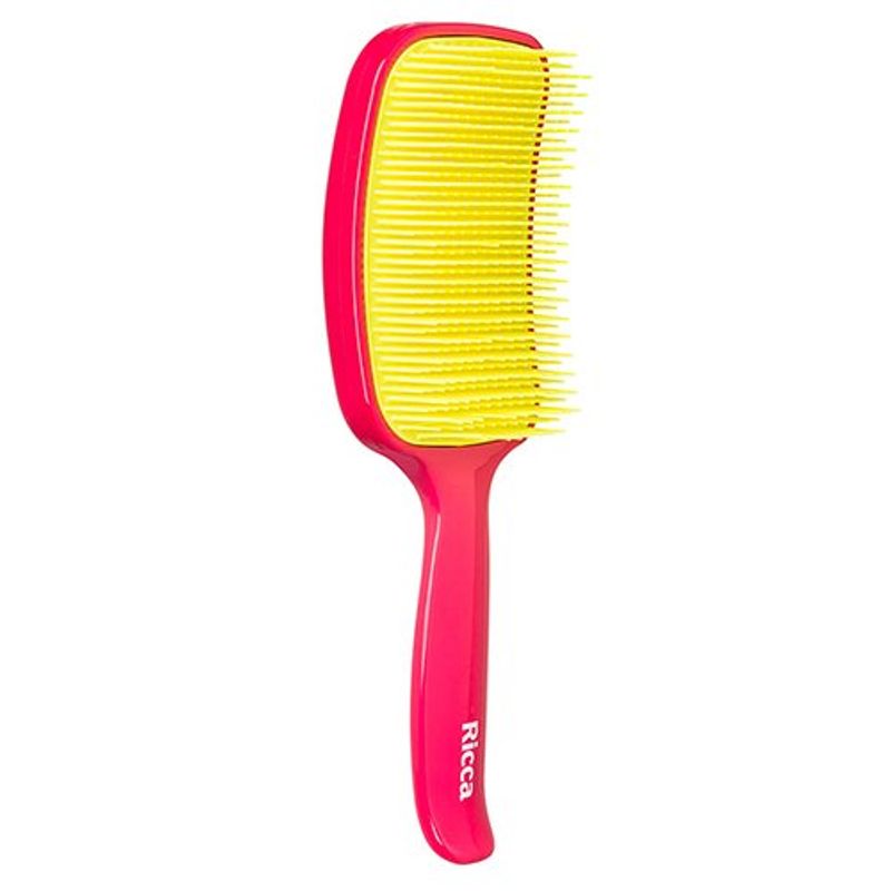 escova ricca raquete flex pink