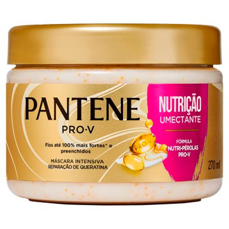 máscara intensiva pantene pro-v nutrição umectante 270m